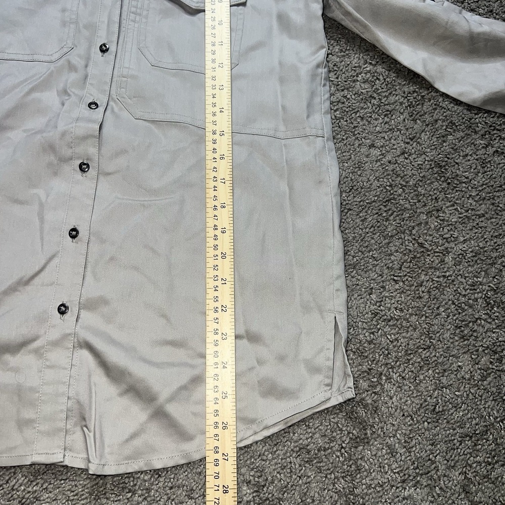 5.11 Tactical Mens Small Button Down Shirt Long Sleeve Utility Beige - Picture 4 of 6